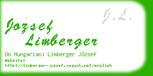 jozsef limberger business card